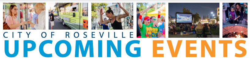 City of Roseville Upcoming Events logo