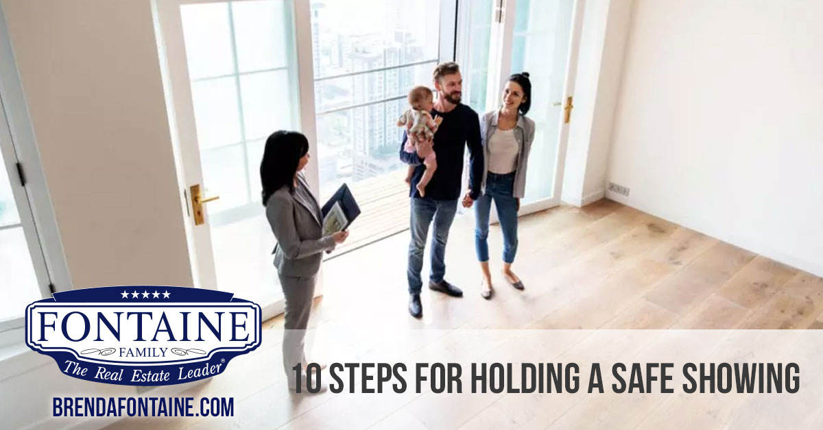 10 Steps for Holding a Safe Showing | Buy or Sell Real Estate in Maine | Fontaine Family - The Real Estate Leader | Auburn, Scarborough, Maine