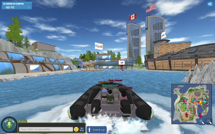 I only experienced it for an hour and did little to no work, but overall I found the virtual campus to be mostly pleasant. I wondered about the complete lack of employee interactivity in a billion-dollar company, however. Scott — who's only met with